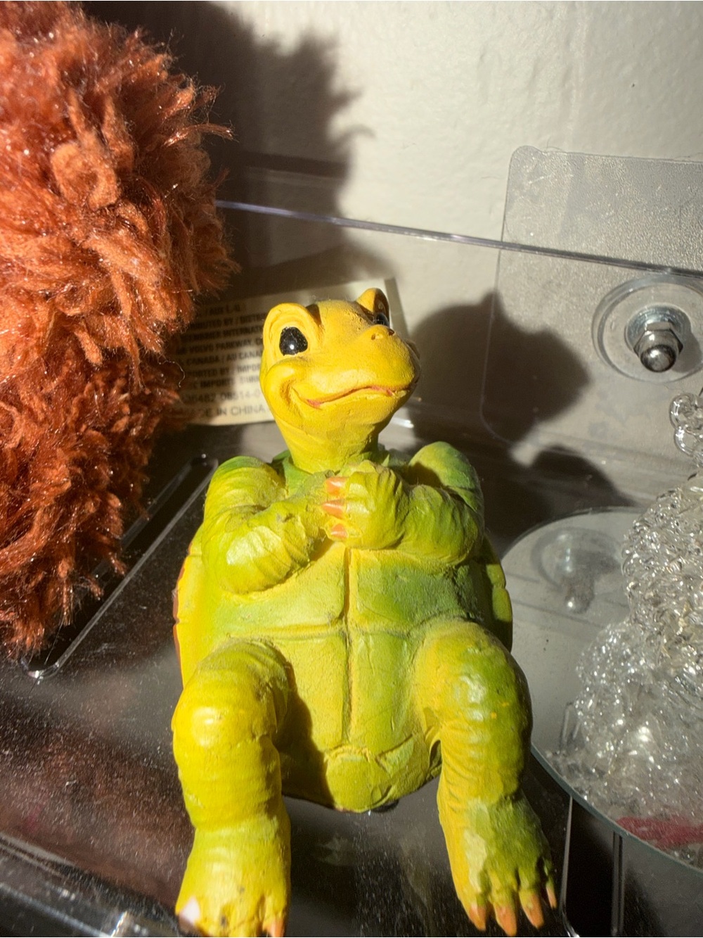 Green Turtle Reptile Figurine - Decorative Pet-Themed Accent
